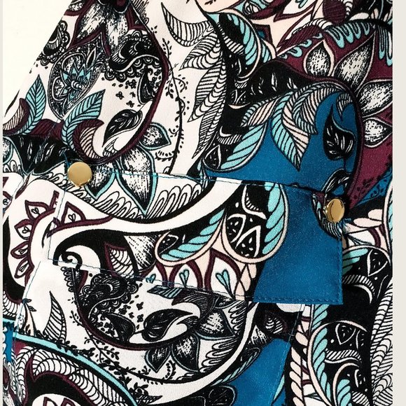 Charter Club Woman Paisley Blouse NWOT - Picture 2 of 9